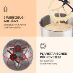 Bella Küchenmaschine 2000 W / 2,7 PS 5 Ltr Edelstahl BPA-frei -Haushaltsgeräte Förderung 10008232 de 0004 logo