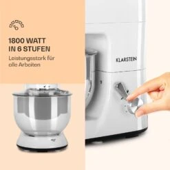 Lucia Küchenmaschine 3-in-1 2000 W / 2,7 PS 5 Ltr Edelstahl BPA-frei -Haushaltsgeräte Förderung 10008236 de 0003 logo