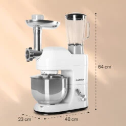 Lucia Küchenmaschine 3-in-1 2000 W / 2,7 PS 5 Ltr Edelstahl BPA-frei -Haushaltsgeräte Förderung 10008236 yy 0008 logo