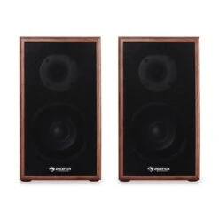 Linie-300-SF-WN Regal-Lautsprecher 70W RMS Passiv Paar Walnuss 12 Linie-300-SF-WN Regal-Lautsprecher 70W RMS Passiv Paar Walnuss -Haushaltsgeräte Förderung 10008963 yy 0004 front Auna Linie 300 SF WN Regal Lautsprecher