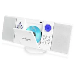V-12-BT Bluetooth-Stereoanlage USB SD CD MP3 AUX UKW Weiß -Haushaltsgeräte Förderung 10009513 yy 0004 titel oneconcept v12bt stereoanlage