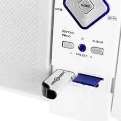 V-12-BT Bluetooth-Stereoanlage USB SD CD MP3 AUX UKW Weiß -Haushaltsgeräte Förderung 10009513 yy 0005 titel usb sd oneconcept v12bt stereoanlage neu