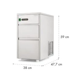 Powericer XL Eiswürfelmaschine Industrie 145W 20 Kg/d 3,5 Kg Behälter -Haushaltsgeräte Förderung 10013323 yy 0010 logo Klarstein Powericer XL Ice Maker