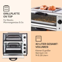 All-You-Can-Eat Doppel-Backofen Grillplatte 42 Liter 2350 Watt -Haushaltsgeräte Förderung 10026452 de 0003 logo