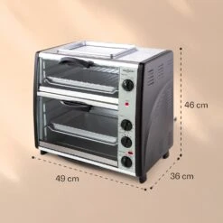 All-You-Can-Eat Doppel-Backofen Grillplatte 42 Liter 2350 Watt -Haushaltsgeräte Förderung 10026452 yy 0005 logo