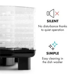 Bananarama Dörrautomat Schwarz 550W Trockner Dehydrator 6 Etagen -Haushaltsgeräte Förderung 10027831 yy 0006 logo Klarstein Bananarama Doerrautomat schwarz reedit