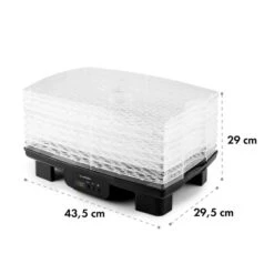 Bananarama Dörrautomat Schwarz 550W Trockner Dehydrator 6 Etagen -Haushaltsgeräte Förderung 10027831 yy 0009 detail Klarstein Bananarama Doerrautomat schwarz reedit