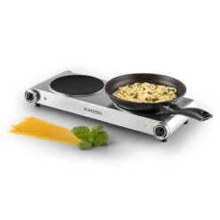 Captain Cook² Doppel-Kochplatte Infrarot 2400W Edelstahl -Haushaltsgeräte Förderung 10027875 yy 0007 titel Klarstein Captain Cook Doppel Kochplatte