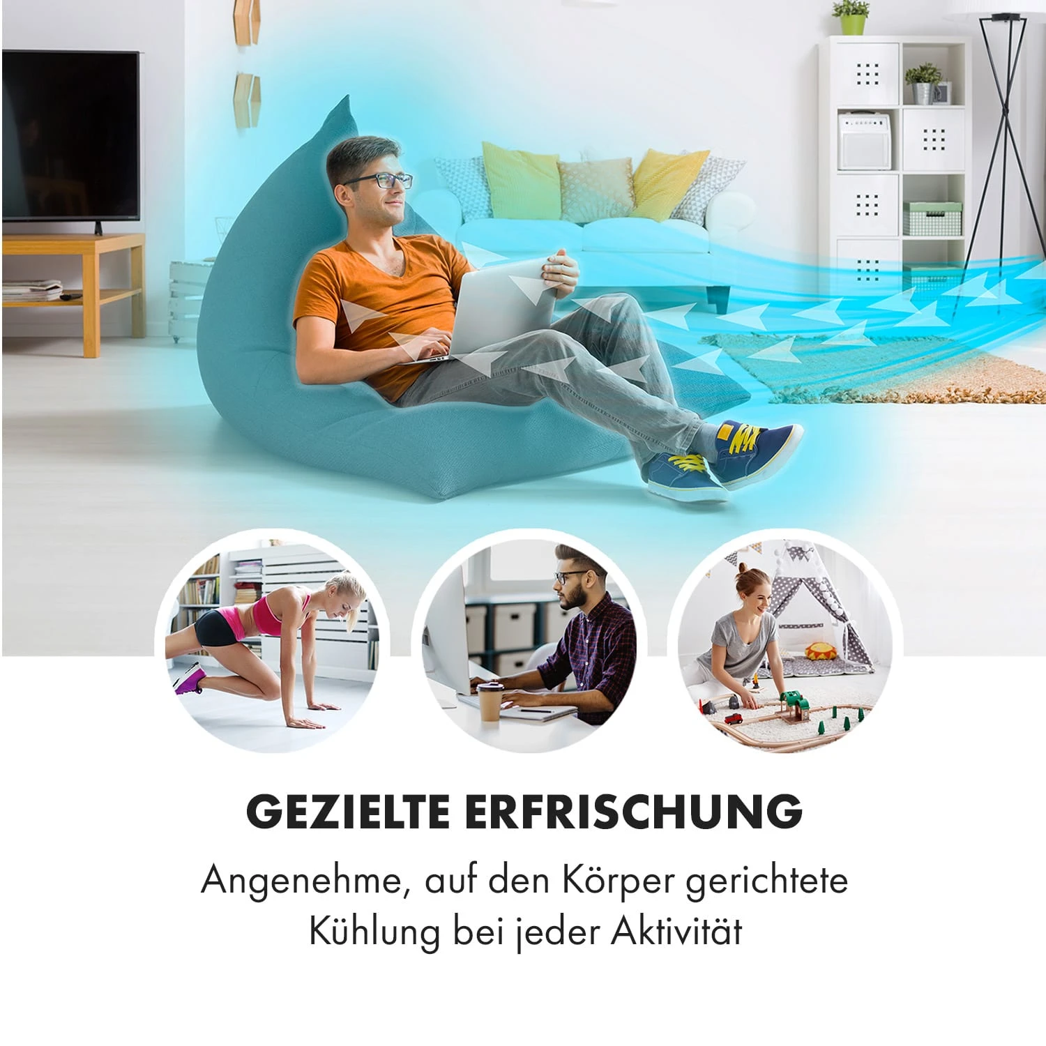 Skyscraper 3G Turmventilator 48W 1.633 M³/h Fernbedienung 4 Skyscraper 3G Turmventilator 48W 1.633 M³/h Fernbedienung - Image 2