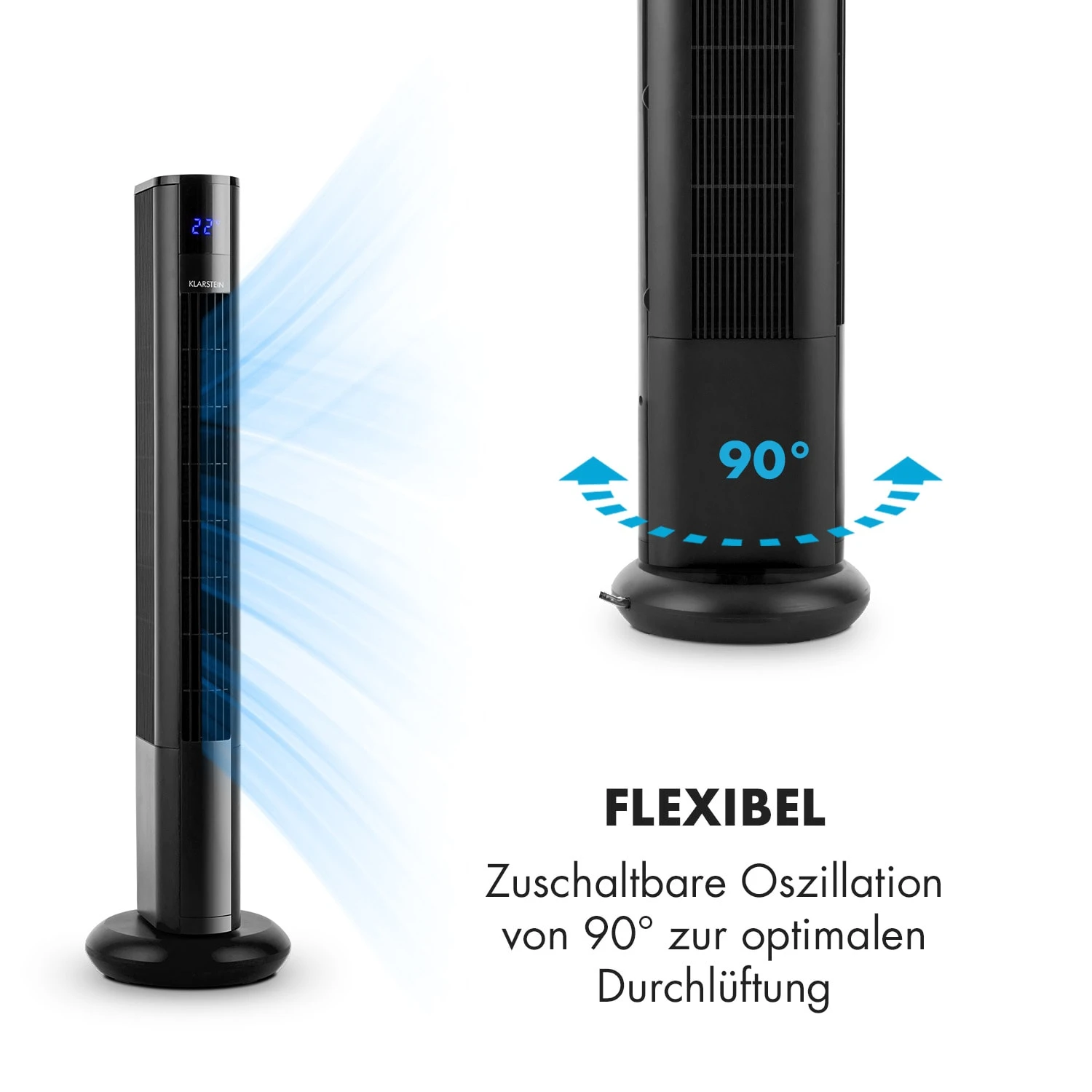 Skyscraper 3G Turmventilator 48W 1.633 M³/h Fernbedienung 8 Skyscraper 3G Turmventilator 48W 1.633 M³/h Fernbedienung - Image 6