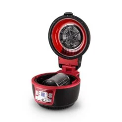 VitAir Turbo Heißluftfritteuse Rot-schwarz 1400W Grillen Backen 9l -Haushaltsgeräte Förderung 10028289 yy 0007 titel Klarstein VitAir Heissluftfritteuse