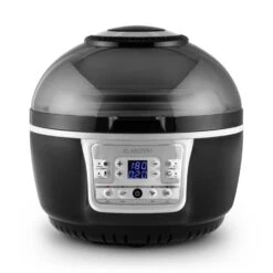 VitAir Turbo Heißluftfritteuse Grau-schwarz 1400W Grillen Backen 9l -Haushaltsgeräte Förderung 10028290 yy 0005 titel Klarstein VitAir Heissluftfritteuse