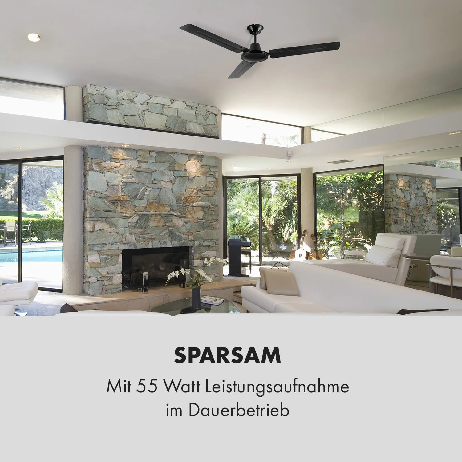 Spin Doctor Deckenventilator Ø122cm 9963m³/h 56W Wandsteuerung 4 Spin Doctor Deckenventilator Ø122cm 9963m³/h 56W Wandsteuerung - Image 2