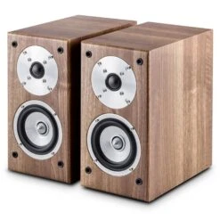 Linie 501 BS-WN Regallautsprecher Paar 100W Passiv Walnuss -Haushaltsgeräte Förderung 10028428 yy 0007 titel Auna Linie 501 Regallautsprecher