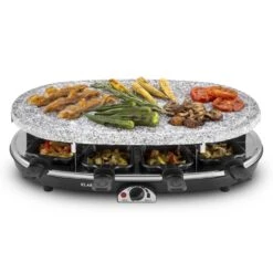 Steaklette Raclettegrill 1500 W Granit-Natursteinplatte 8 Personen -Haushaltsgeräte Förderung 10028449 yy 0003 titel Klarstein Steaklette Raclette Natursteingrill