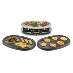 All-U-Can-Grill Raclette 4-in-1 Pancake Crêpes Steinplatte 8 Personen -Haushaltsgeräte Förderung 10028450 yy 0004 titel Klarstein All U Can Grill Raclettegrill 4in1