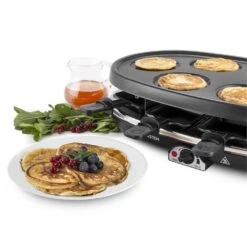 All-U-Can-Grill Raclette 4-in-1 Pancake Crêpes Steinplatte 8 Personen -Haushaltsgeräte Förderung 10028450 yy 0009 titel Klarstein All U Can Grill Raclettegrill 4in1