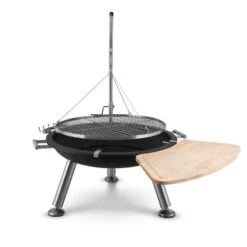 Turion Galgen-Schwenkgrill Feuerschale Ø80cm BBQ Seilzug Edelstahl -Haushaltsgeräte Förderung 10028486 yy 0002 logo