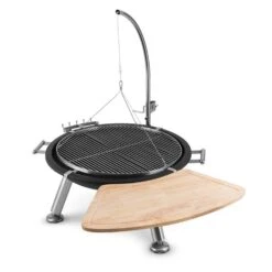 Turion Galgen-Schwenkgrill Feuerschale Ø80cm BBQ Seilzug Edelstahl -Haushaltsgeräte Förderung 10028486 yy 0004 logo