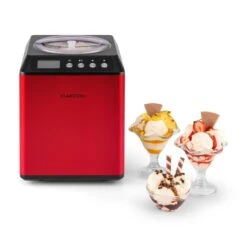Vanilla Sky Eiscreme-Maschine Kompressor 2l 180W Edelstahl Rot -Haushaltsgeräte Förderung 10028874 yy 0007 ambient Klarstein Vanilla Sky Eismaschine