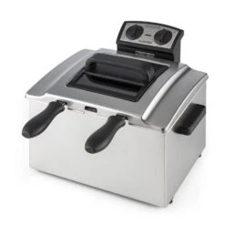 QuickPro XXL 3000 Fritteuse 5l 1,5kg 3000W Timer Edelstahl -Haushaltsgeräte Förderung 10029073 yy 0008 titel Klarstein QuickPro XXL 3000 Fritteuse