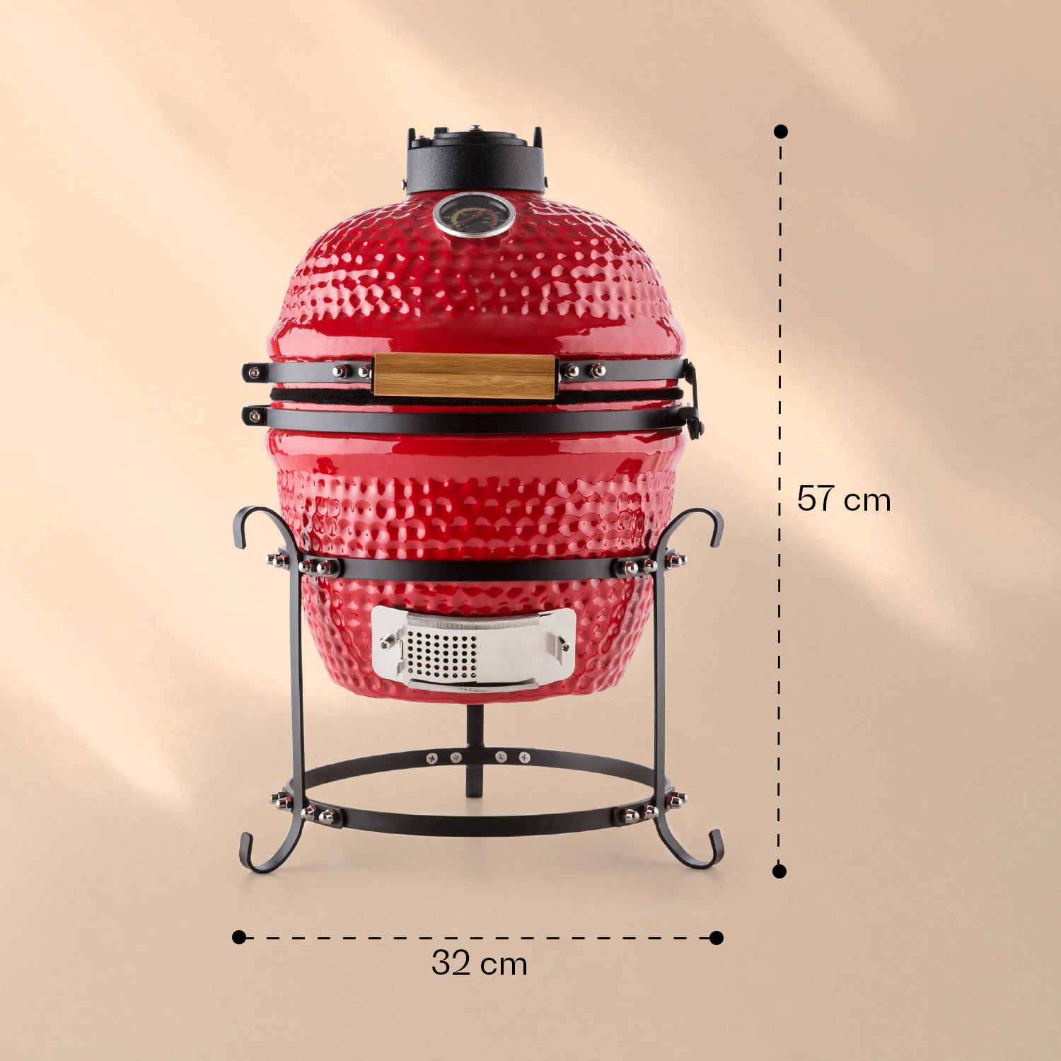 Princesize Kamado-Grill Keramikgrill Edelstahl-Grillrost Smoker BBQ 8 Princesize Kamado-Grill Keramikgrill Edelstahl-Grillrost Smoker BBQ - Image 6