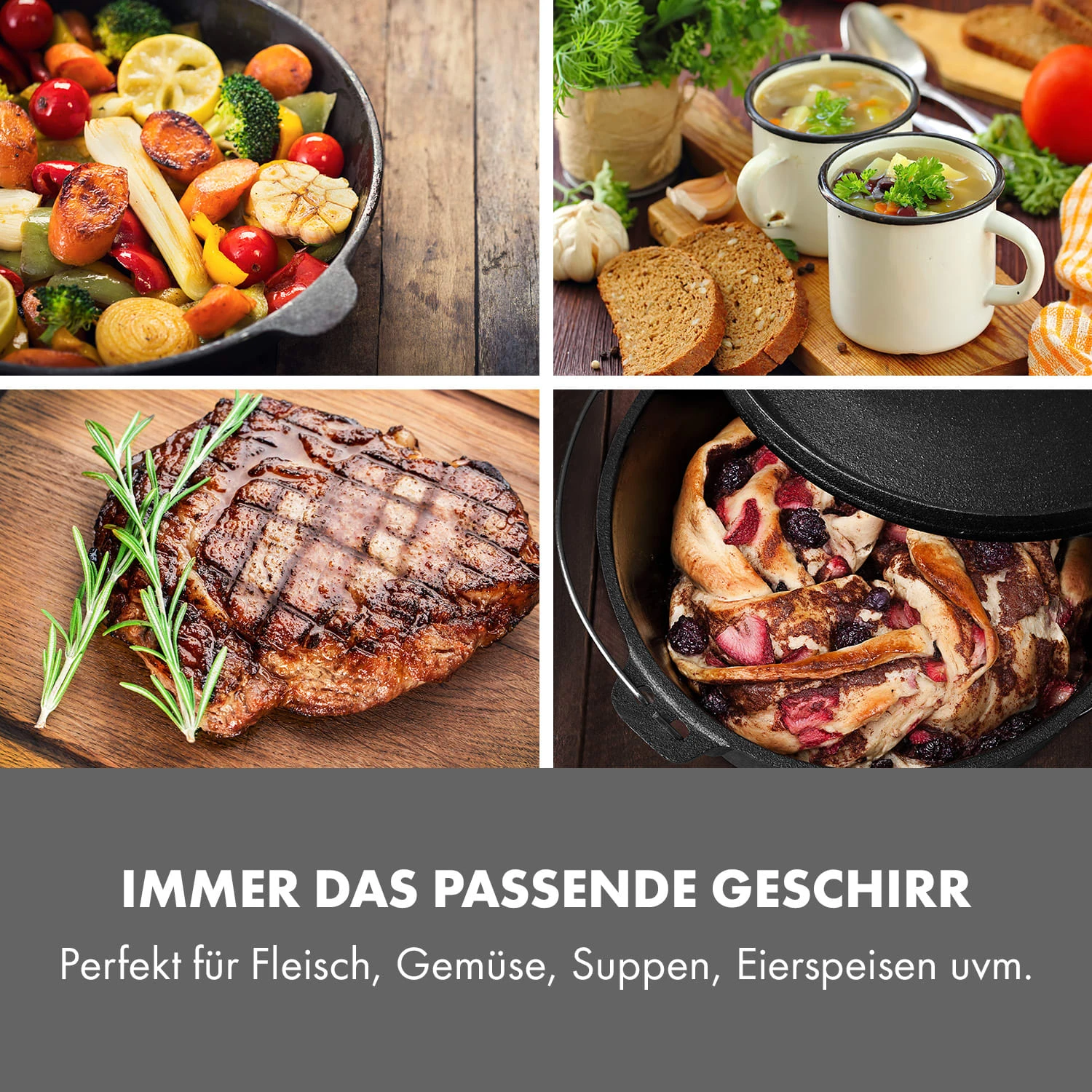 Hotrod Masterplan Dutch Oven Set 7-teilig BBQ Topfset Gusseisen 5 Hotrod Masterplan Dutch Oven Set 7-teilig BBQ Topfset Gusseisen - Image 3