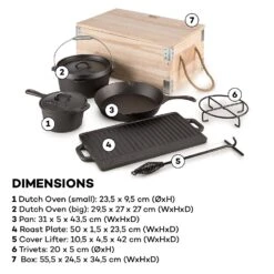 Hotrod Masterplan Dutch Oven Set 7-teilig BBQ Topfset Gusseisen 17 Hotrod Masterplan Dutch Oven Set 7-teilig BBQ Topfset Gusseisen -Haushaltsgeräte Förderung 10029164 yy 0008 logo