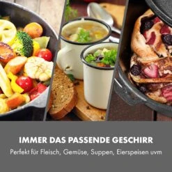 Hotrod 45 Dutch Oven BBQ-Topf 4,5 Qt / 4 Liter Gusseisen Schwarz -Haushaltsgeräte Förderung 10029165 de 0003 logo