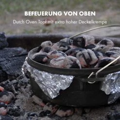 Hotrod 45 Dutch Oven BBQ-Topf 4,5 Qt / 4 Liter Gusseisen Schwarz -Haushaltsgeräte Förderung 10029165 de 0005 logo