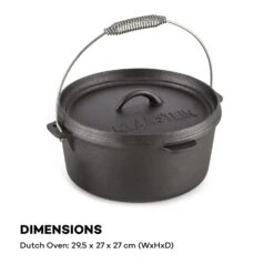 Hotrod 45 Dutch Oven BBQ-Topf 4,5 Qt / 4 Liter Gusseisen Schwarz -Haushaltsgeräte Förderung 10029165 yy 0008 logo