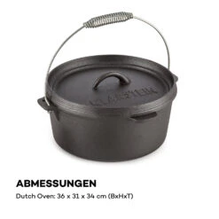 Hotrod 85 Dutch Oven BBQ-Topf 9 Qt / 8,5 Liter Gusseisen Schwarz 16 Hotrod 85 Dutch Oven BBQ-Topf 9 Qt / 8,5 Liter Gusseisen Schwarz -Haushaltsgeräte Förderung 10029167 de 0007 logo