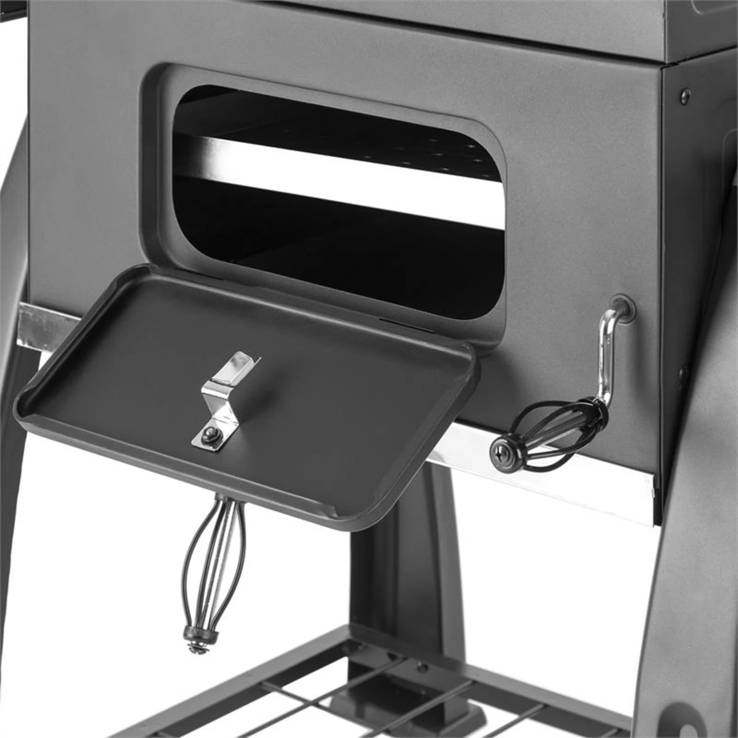 Bigfoot Holzkohlegrill Smoker BBQ-Grill 55 X 40 Cm Stahl Schwarz 7 Bigfoot Holzkohlegrill Smoker BBQ-Grill 55 X 40 Cm Stahl Schwarz - Image 5