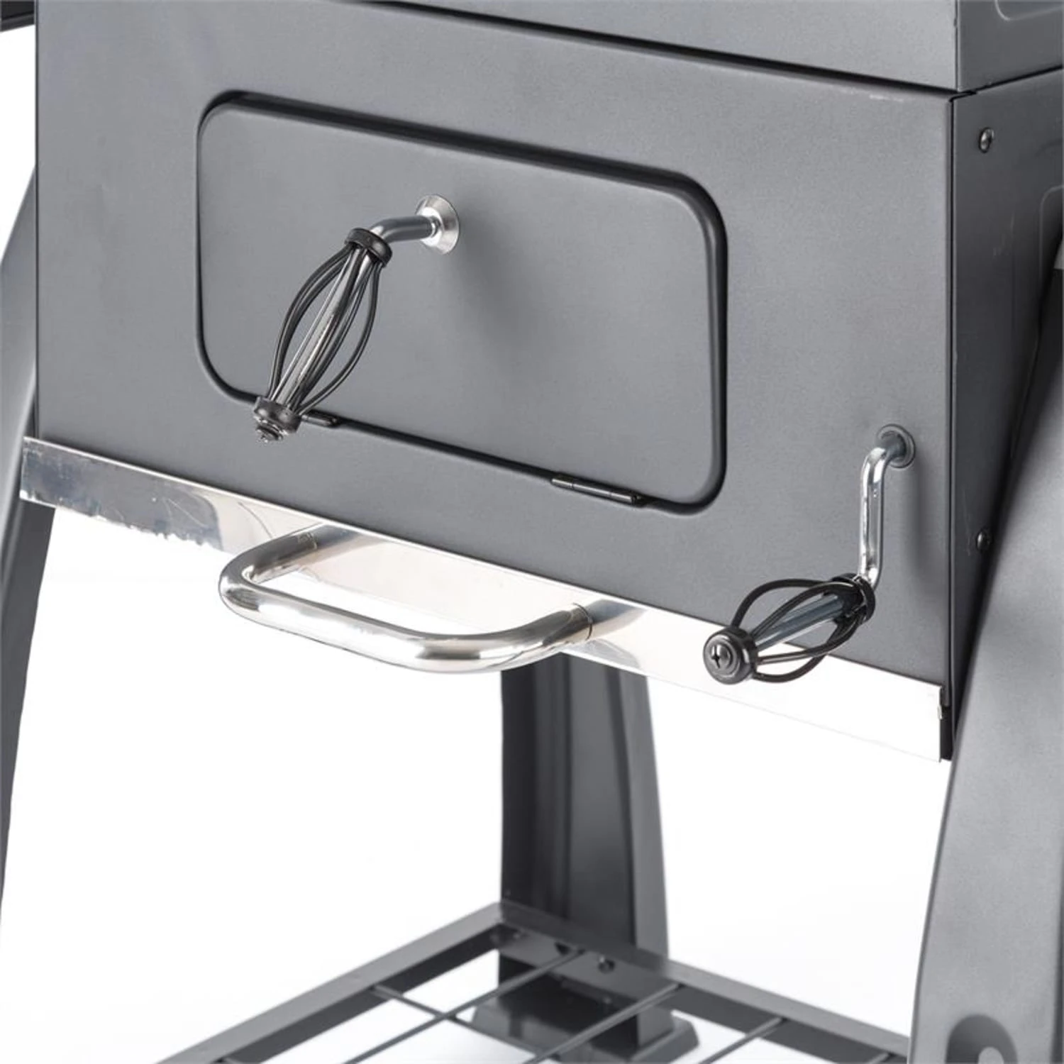 Bigfoot Holzkohlegrill Smoker BBQ-Grill 55 X 40 Cm Stahl Schwarz 8 Bigfoot Holzkohlegrill Smoker BBQ-Grill 55 X 40 Cm Stahl Schwarz - Image 6