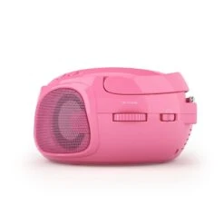 Roadie CD Boombox UKW-Radio Lichtshow CD-Player Bluetooth 5.0 18 Roadie CD Boombox UKW-Radio Lichtshow CD-Player Bluetooth 5.0 -Haushaltsgeräte Förderung 10029815 yy 0006 titel side auna Roadie Boombox CD AM FM Radio USB BT pink