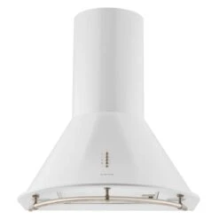 Lumio Neo Retro-Dunstabzugshaube 60cm 610m³/h A Edelstahl Weiß