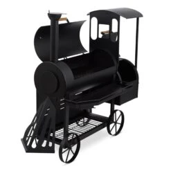Dampflok Smoker Grill 3 Mm Stahl Schwarz -Haushaltsgeräte Förderung 10030555 yy 0006 front Train Grill