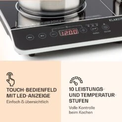 VariCook Slim Doppel-Induktionskochplatte 3500 W Timer 240° C Touch -Haushaltsgeräte Förderung 10030684 de 0004 logo