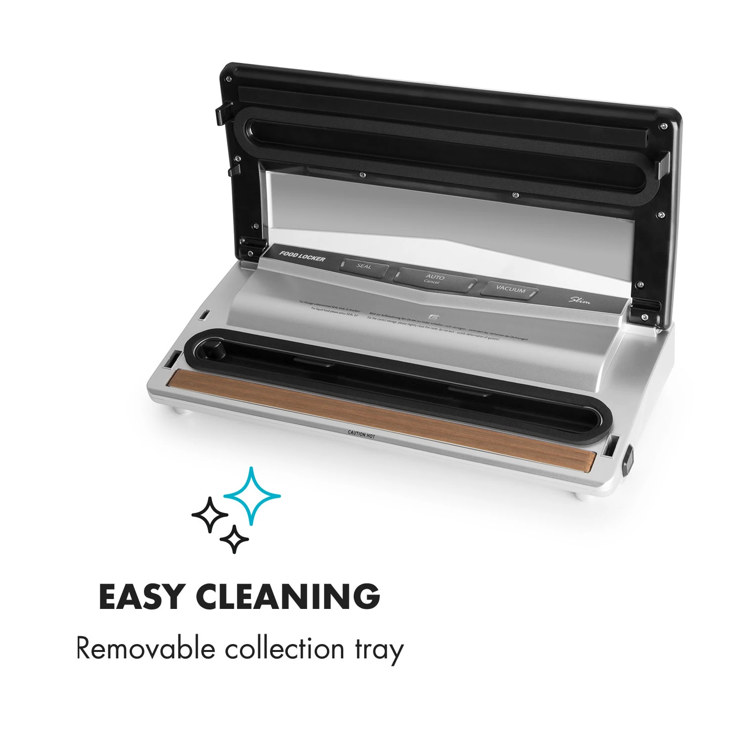 FoodLocker Slim Vakuumierer 130W Doppelte Schweißnaht 7 FoodLocker Slim Vakuumierer 130W Doppelte Schweißnaht - Image 5