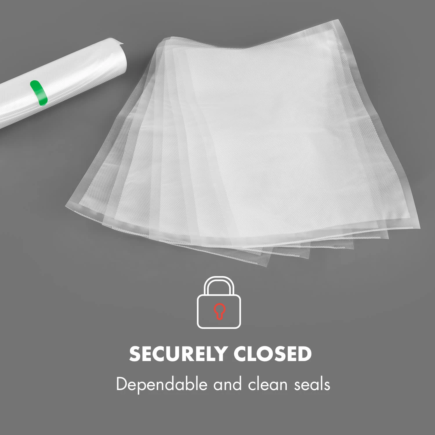 FoodLocker Slim Vakuumierer 130W Doppelte Schweißnaht 8 FoodLocker Slim Vakuumierer 130W Doppelte Schweißnaht - Image 6