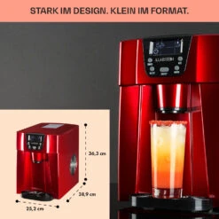 Ice Volcano 2G Eismaschine LED 12kg Je 24h 2l 6-12min Rot -Haushaltsgeräte Förderung 10030849 DE 0006 usp