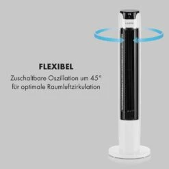 Empire State Turmventilator 37 W Luftdurchsatz: 2200 M³/h Oszillation -Haushaltsgeräte Förderung 10030980 de 0003 logo