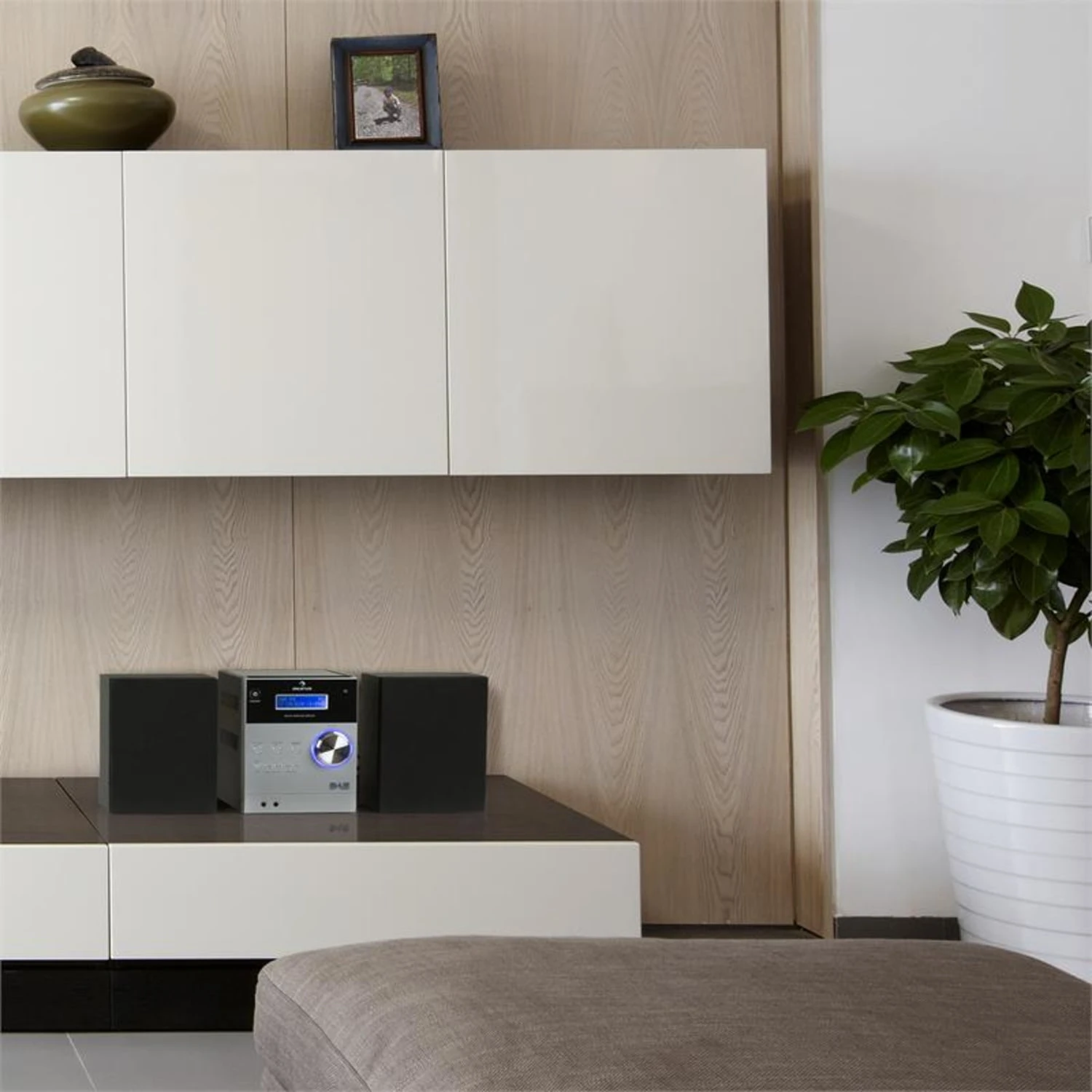 MC-20 DAB Micro-Stereoanlage DAB+ Bluetooth Fernbedienung Silber 4 MC-20 DAB Micro-Stereoanlage DAB+ Bluetooth Fernbedienung Silber - Image 2