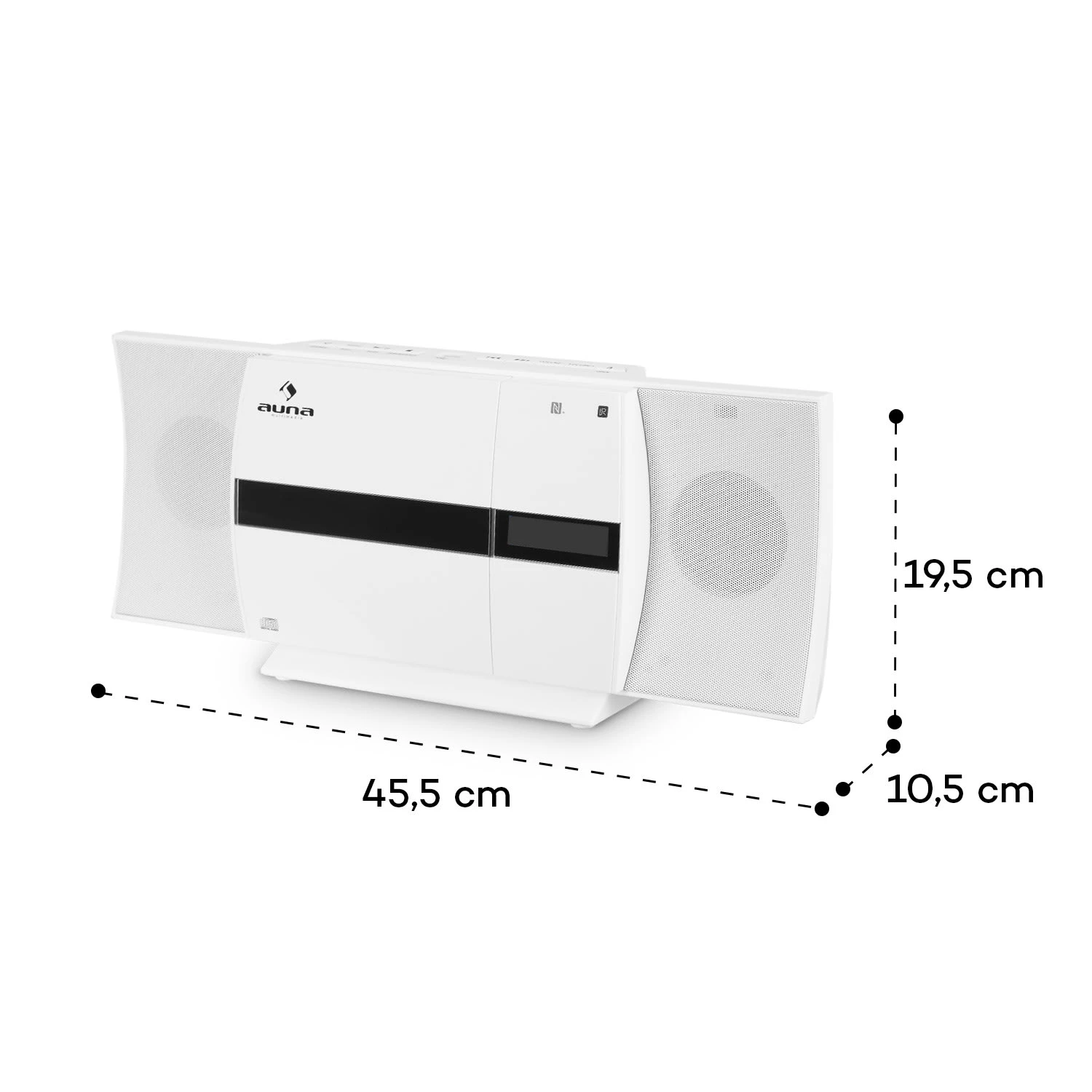 V-20 DAB Vertikal-Stereoanlage BT NFC CD MP3 USB DAB+ & UKW-Tuner 9 V-20 DAB Vertikal-Stereoanlage BT NFC CD MP3 USB DAB+ & UKW-Tuner - Image 7