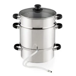 Applebee Dampf-Entsafter Elektrisch 1500W Ø25cm 8 Liter Edelstahl -Haushaltsgeräte Förderung 10031478 yy 0002 detail Klarstein Applebee Dampf Entsafter 1500W Edelstahl