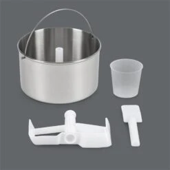 Vanilly Sky Family Eiscremebereiter Frozen Yoghurt 250W 2,5l Schwarz -Haushaltsgeräte Förderung 10031848 yy 0007 detail Klarstein Vanilly Sky Family Eiscremebereiter schwarz