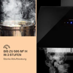 Annabelle 60 Dunstabzugshaube Glas 595 M³/h Touch-Armatur Schwarz -Haushaltsgeräte Förderung 10031905 de 0004 logo