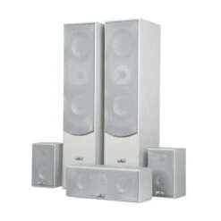 Surround Lautsprecher Boxen Set Heimkino 335W RMS Silber -Haushaltsgeräte Förderung 10031922 yy 0005 titel auna Surround Lautsprecher Boxen Set Heimkino