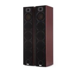 V7B 4-Wege-Bassreflex-Standlautsprecher Tower-Konstruktion 440W 16 V7B 4-Wege-Bassreflex-Standlautsprecher Tower-Konstruktion 440W -Haushaltsgeräte Förderung 10031927 yy 0008 front auna V7B Standlautsprecher mahagoni