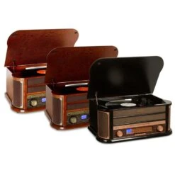 Belle Epoque 1908 Retro-Stereoanlage Plattenspieler USB CD MP3 -Haushaltsgeräte Förderung 10031957 yy 0012 variant auna Belle Epoque 1908 Retro Stereoanlage